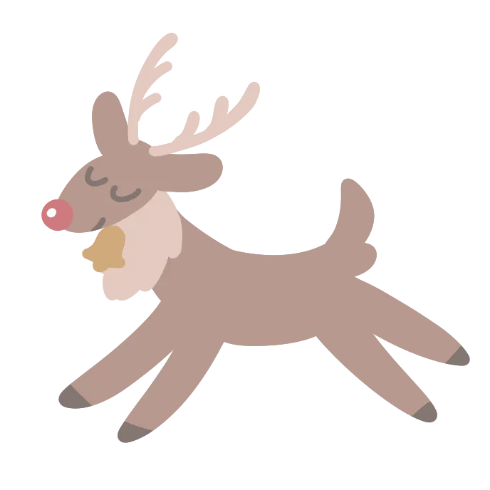 トナカイのイラスト素材