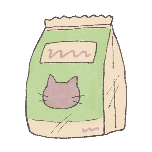 ペットフードのイラスト素材
