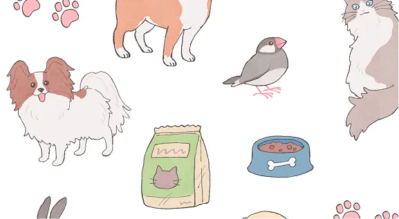 ペット関連のイラスト素材